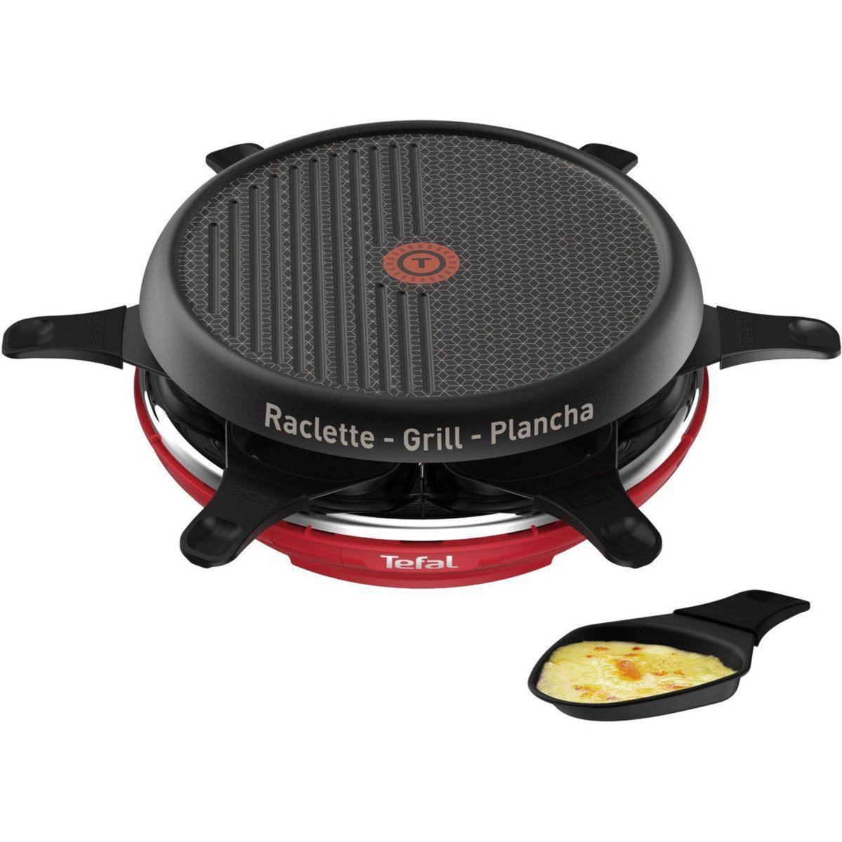 TEFAL Raclette RE12A512 Colormania rouge