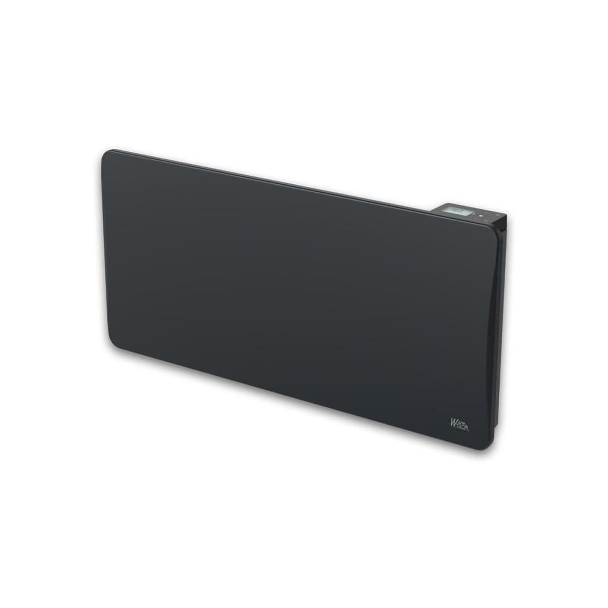 Warmtech Radiateur fixe à inertie céramique WTZEUS20-N 2000 W noir, pilotage fil pilote 6 ordres, thermostat LCD, détection fenêtre ouverte, IP24