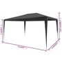 Voir la diapositive 6 : VIDAXL Tente de reception 3x4 m PE Anthracite