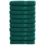Voir la diapositive 1 : VIDAXL Serviettes de sauna de qualité supérieure SOLUND 10 pcs vert