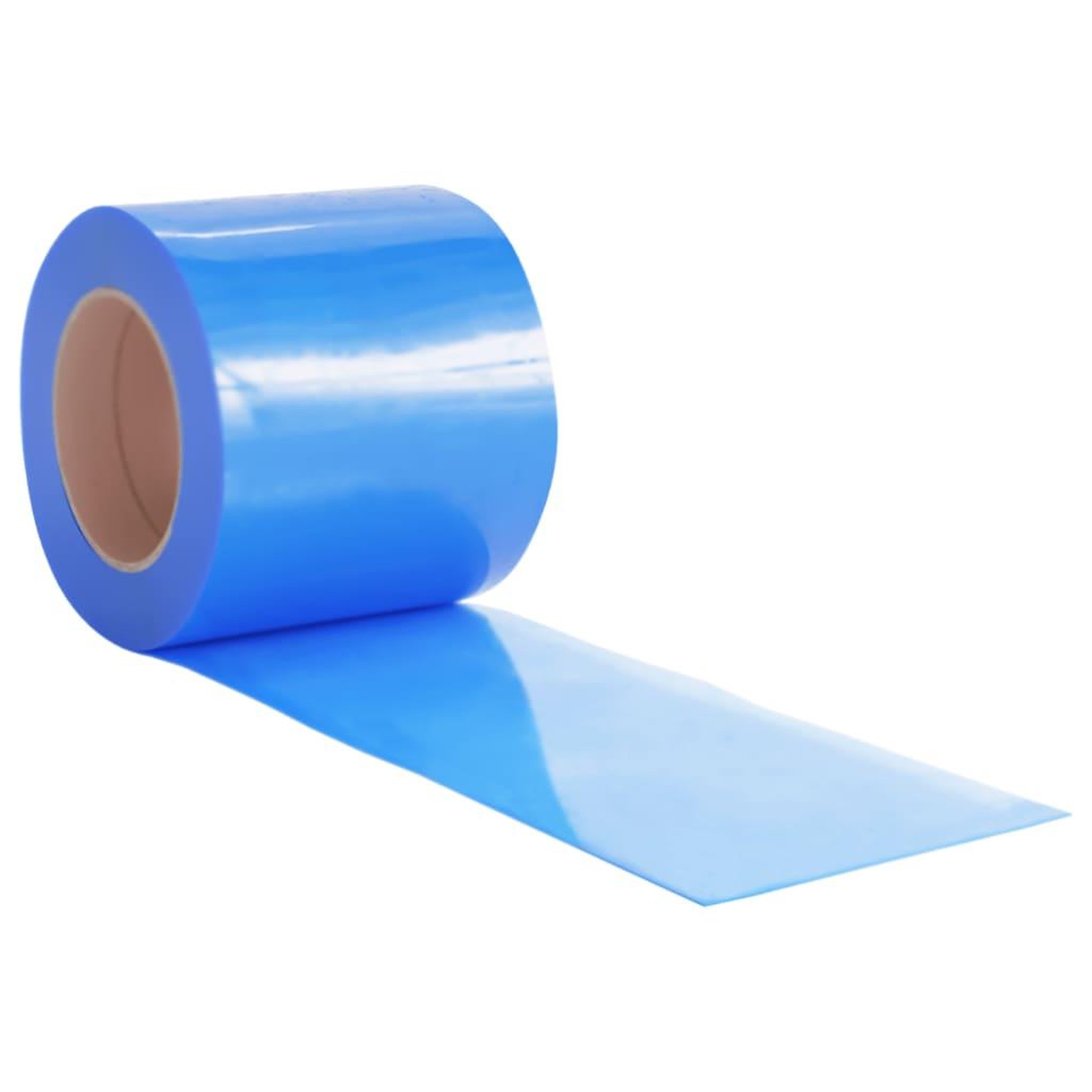 Voir la diapositive 4 : VIDAXL Rideau de porte bleu 200 mmx1,6 mm 50 m PVC