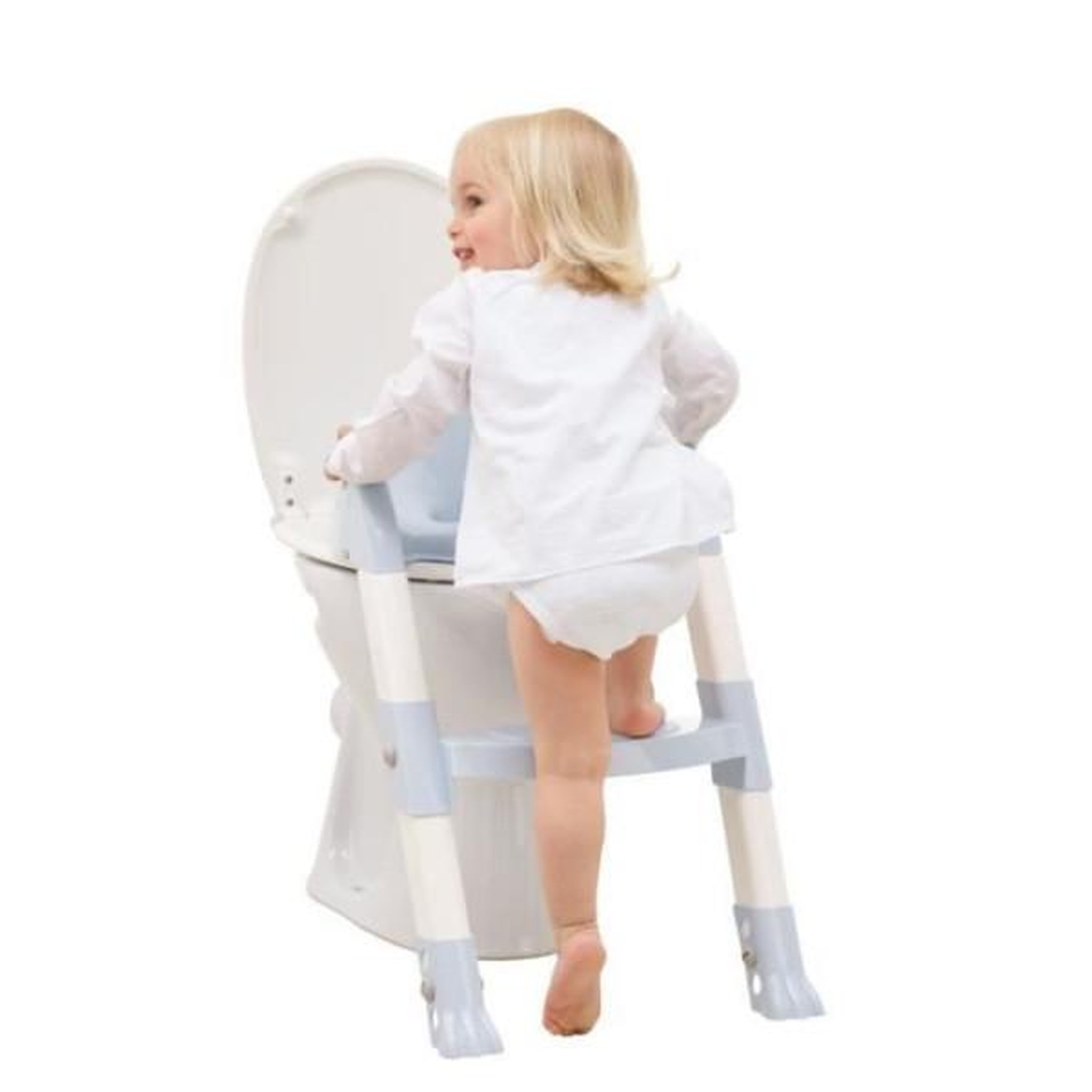 Voir la diapositive 3 : THERMOBABY THERMOBABY Reducteur de wc kiddyloo - Fleur bleue