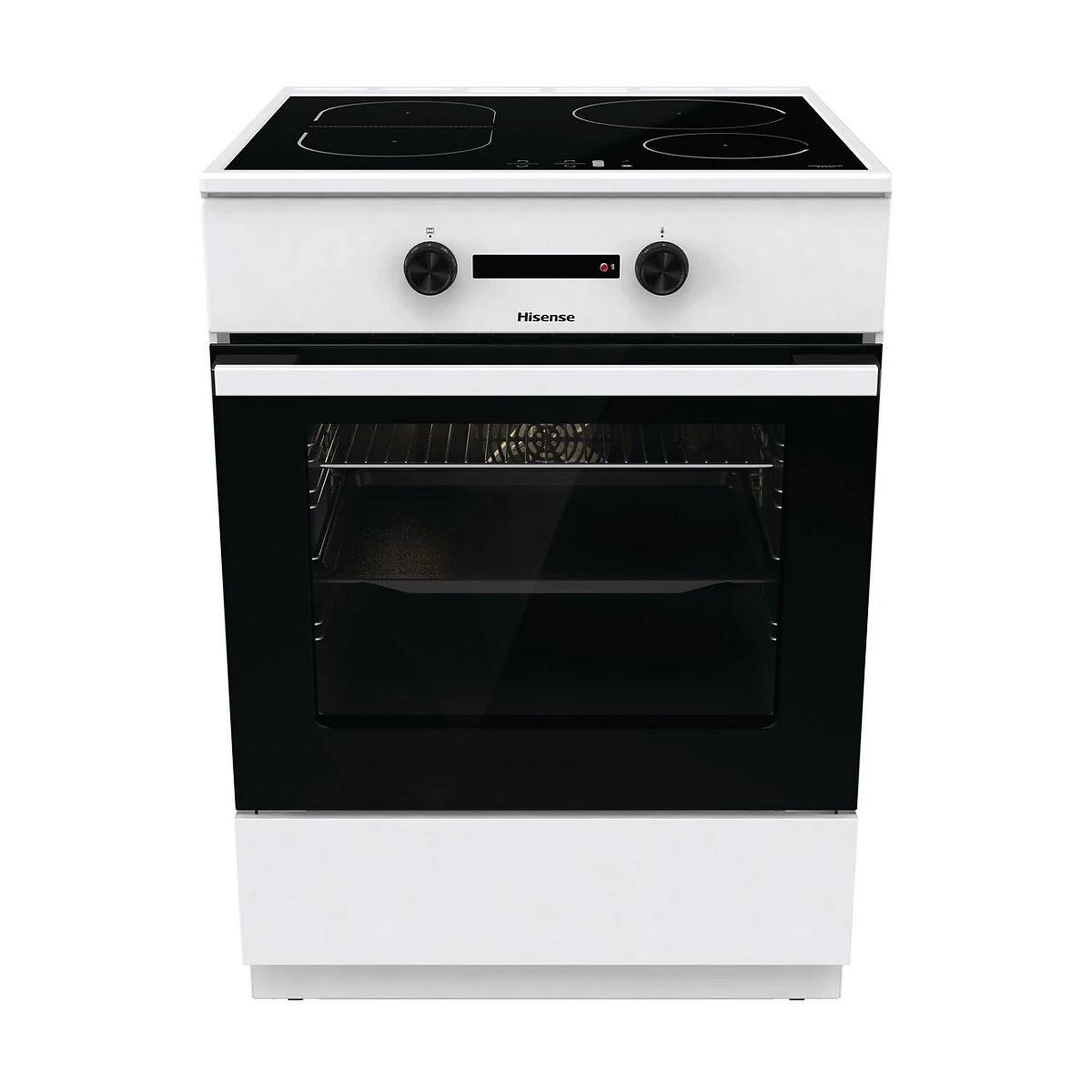 Voir la diapositive 1 : Hisense Cuisinière induction HEIT6A40WG