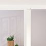 Voir la diapositive 5 : VIDAXL Porte d'interieur Blanc 83x201,5 cm Trempe verre aluminium fin