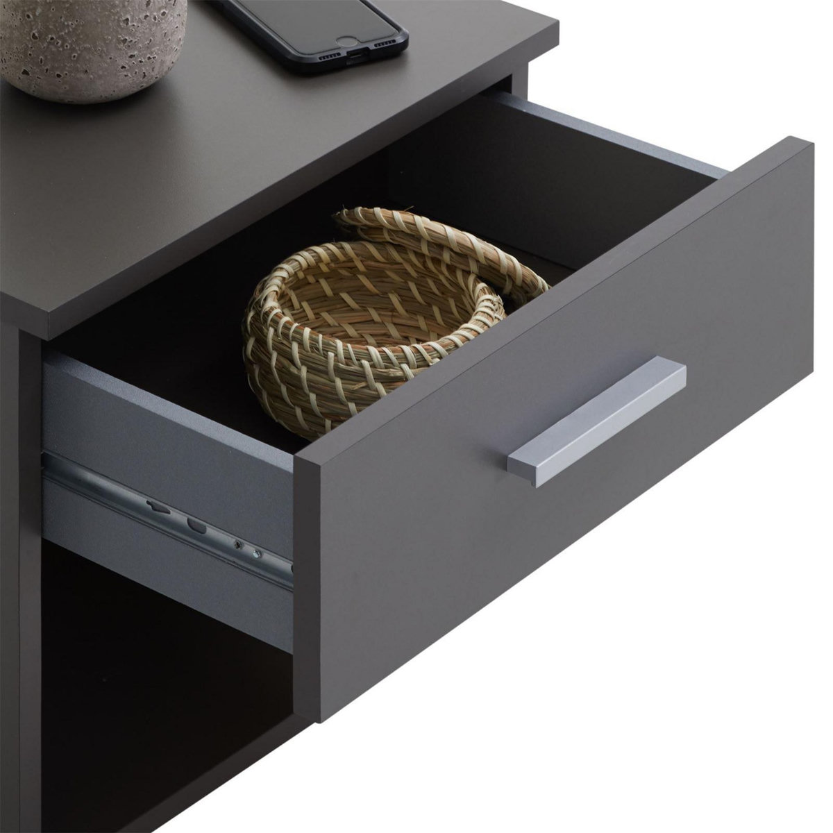 IDIMEX Table de chevet MAEL, en mélaminé