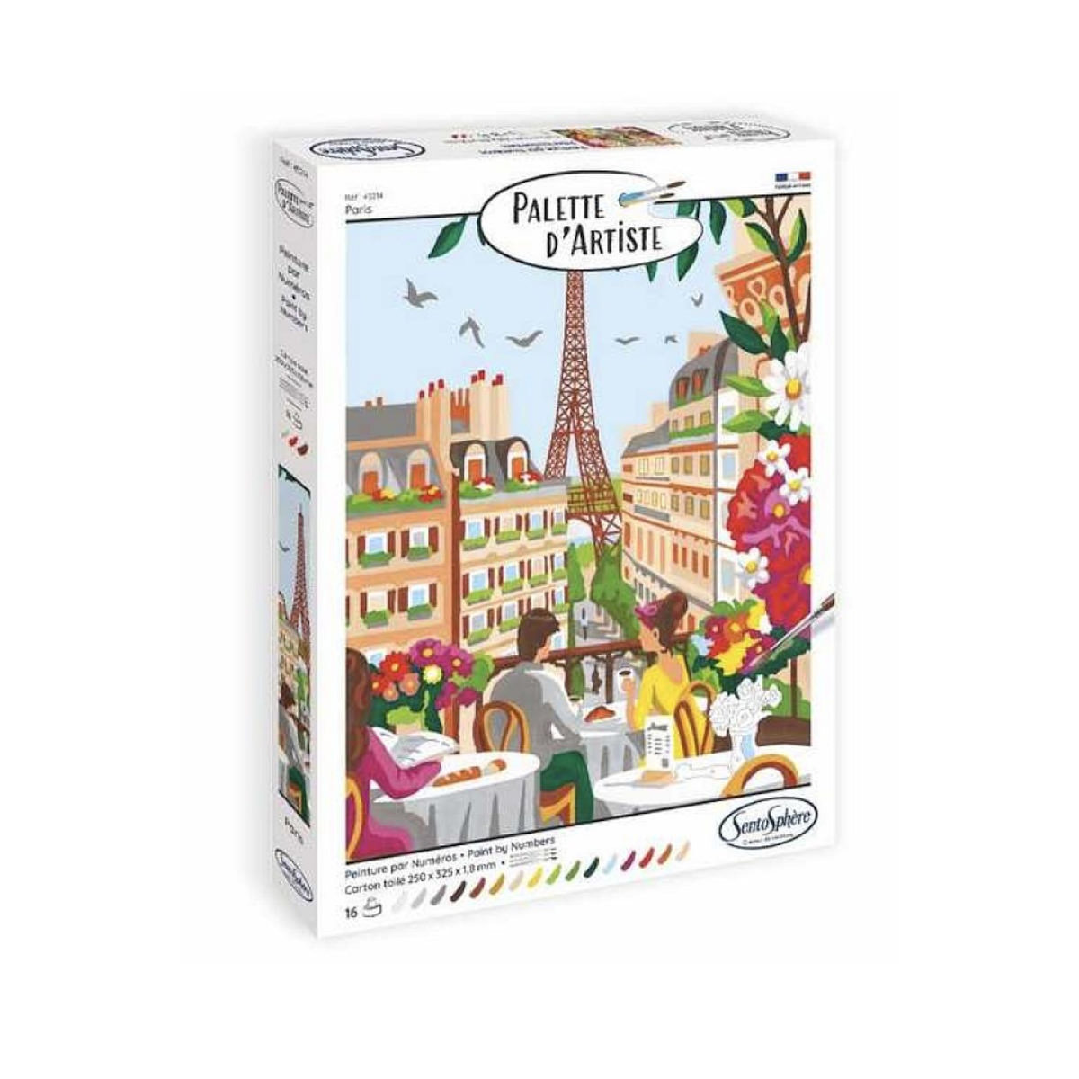 Sentosphere Palette d artiste - Peinture numero - Paris