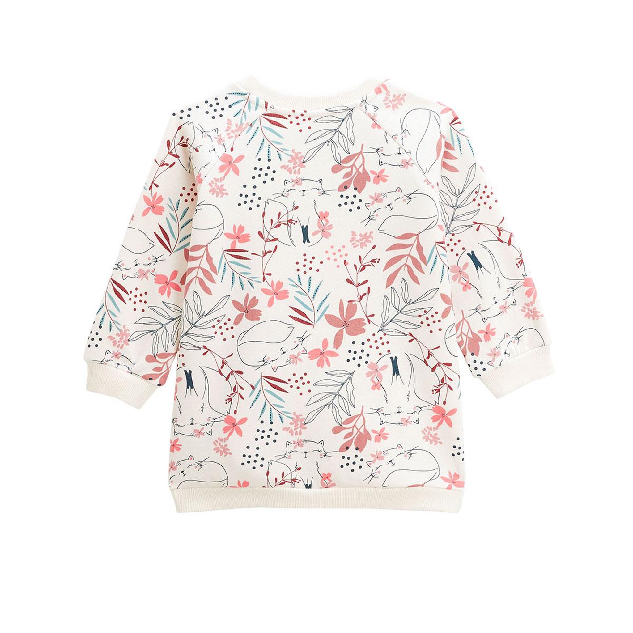 Voir la diapositive 2 : Petit Béguin Robe bébé en molleton Rosa