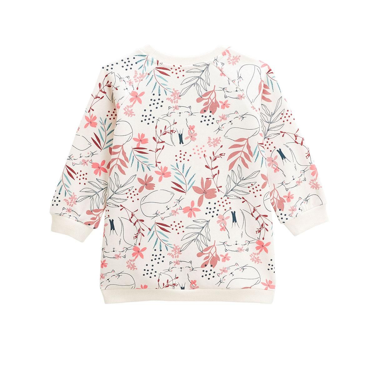 Petit Béguin Robe bébé en molleton Rosa