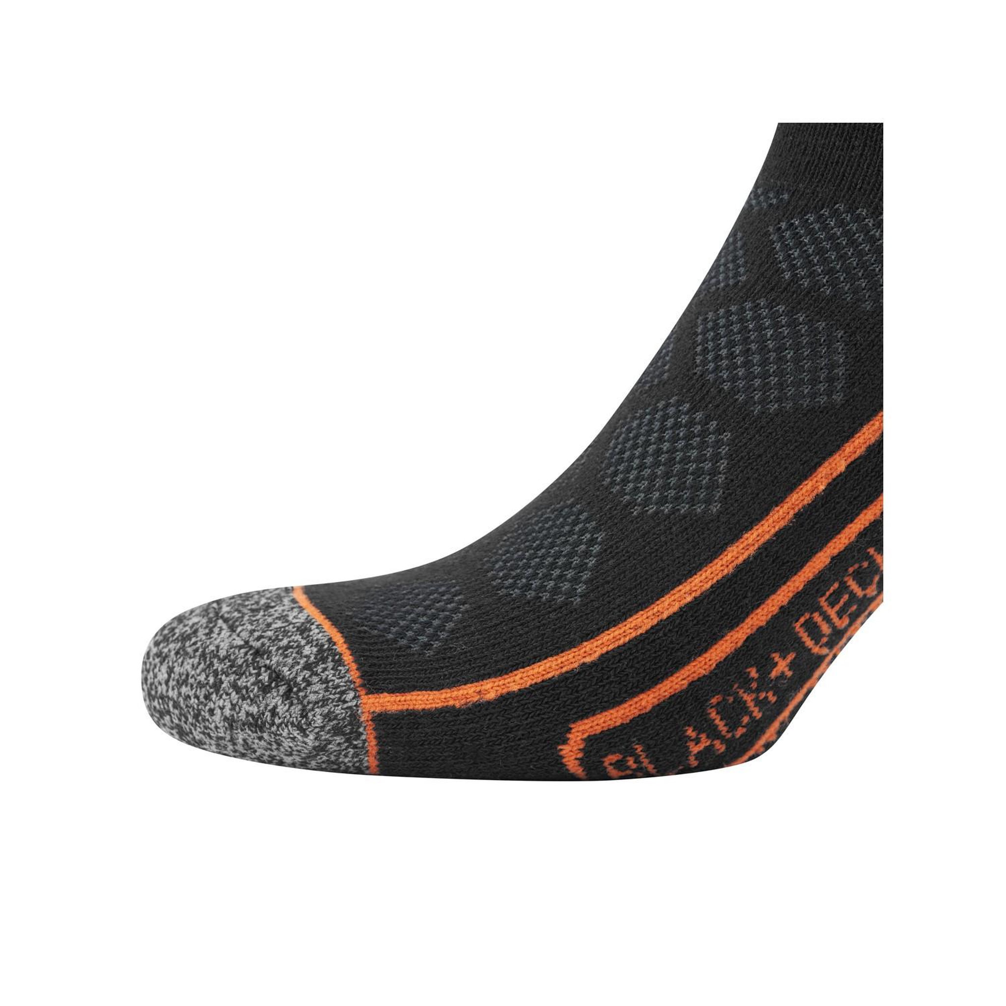 Voir la diapositive 6 : Black et Decker Lot de 4 Paires de Chaussettes hautes de travail Tool