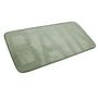 Voir la diapositive 2 : Paris Prix Tapis de Bain Microfibre  Relief  45x75cm Sauge