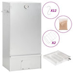 VIDAXL Fumoir a four a BBQ generateur de fumee froide acier galvanise