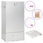 Voir la diapositive 1 : VIDAXL Fumoir a four a BBQ generateur de fumee froide acier galvanise