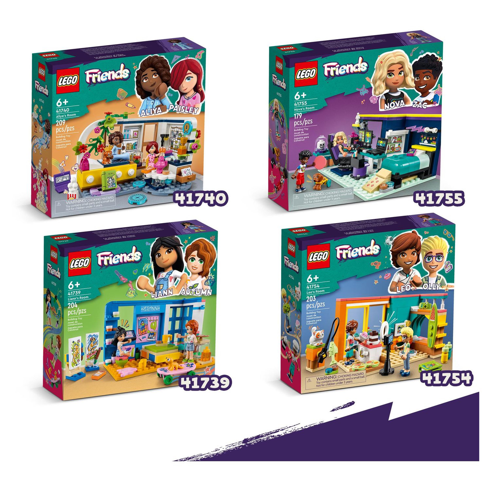 Voir la diapositive 7 : LEGO Friends 41755 La chambre de Nova, Jouet sur le Thème du Gaming, à Collectionner avec la Mini-Poupée 2023 Zac et Chien Pickle