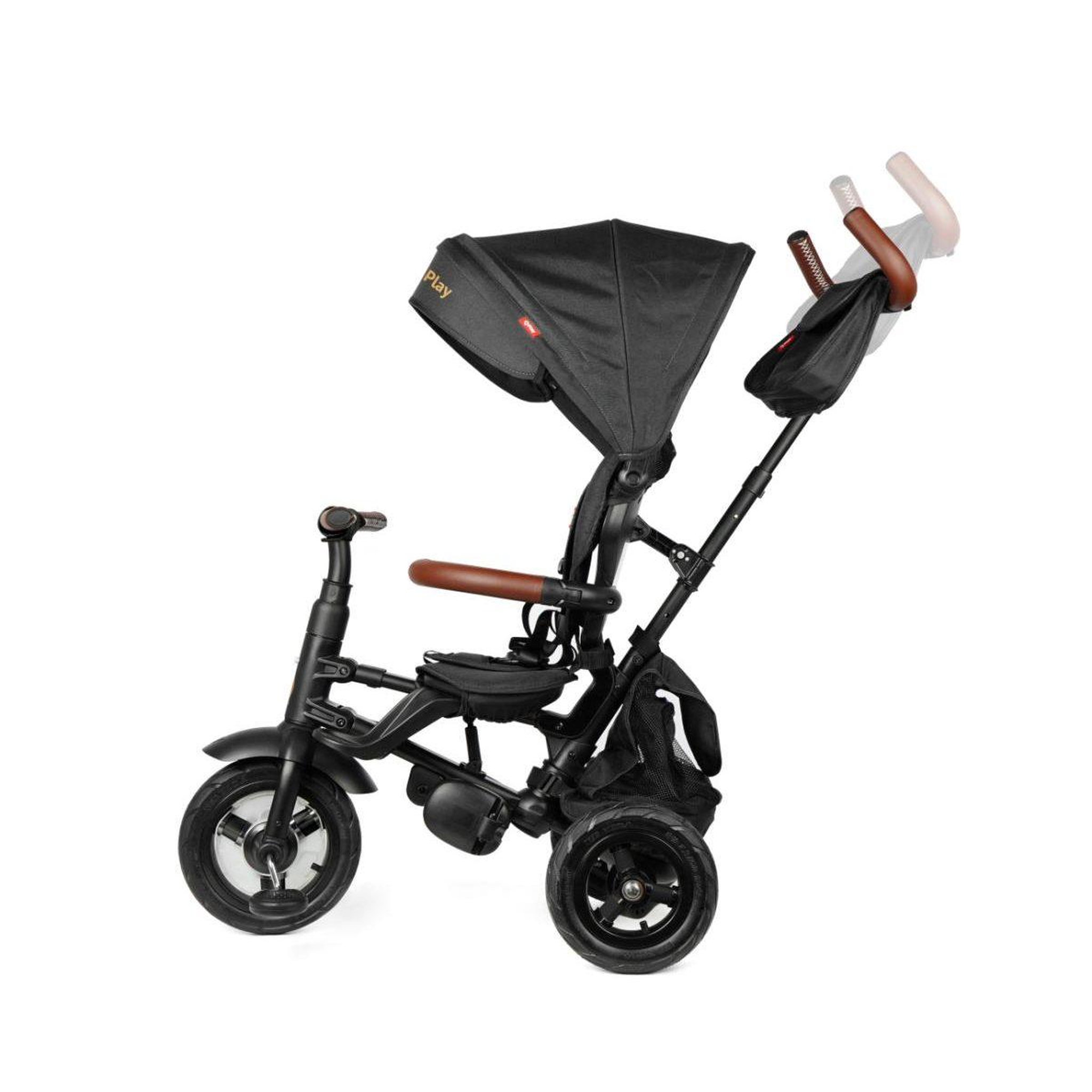 Voir la diapositive 2 : QPLAY Tricycle  rito deluxe noir