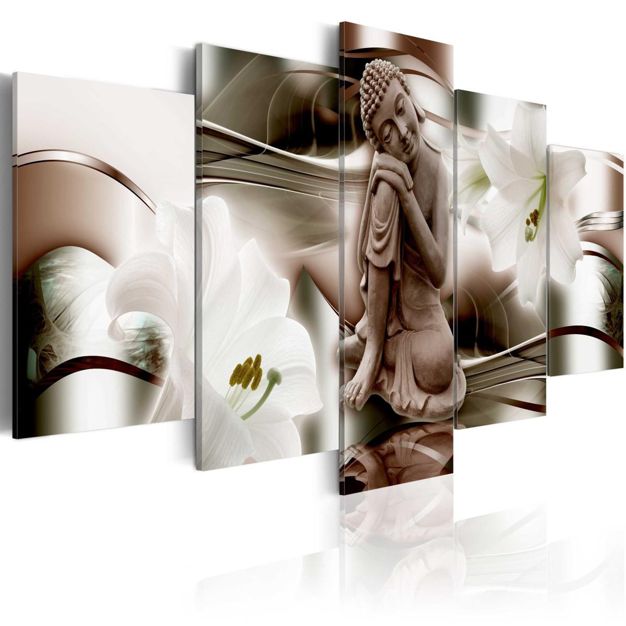 Voir la diapositive 1 : Paris Prix Tableau imprimé  pensive buddha