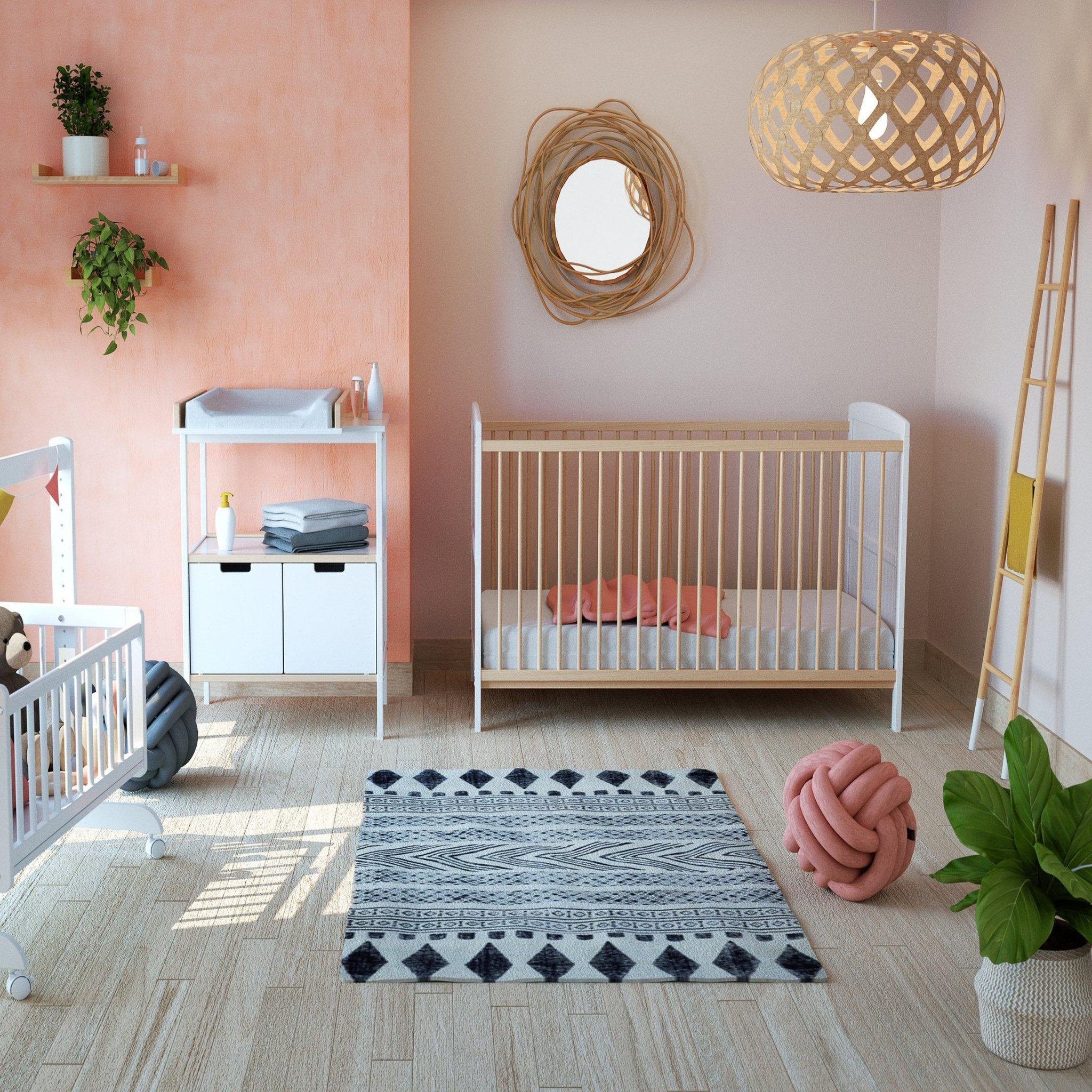 Voir la diapositive 2 : AT4 Lit bébé évolutif ESSENTIEL en bois