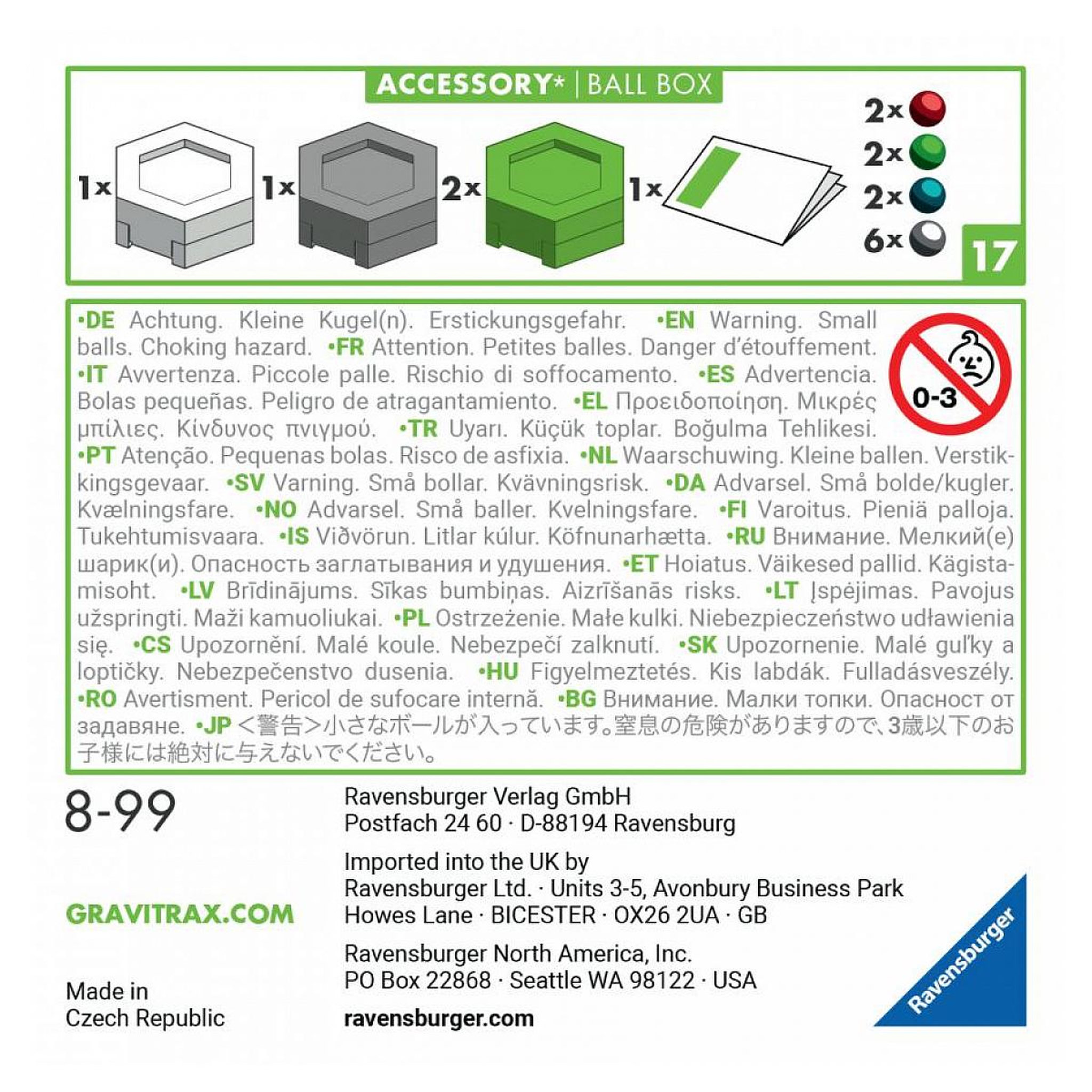 Voir la diapositive 2 : RAVENSBURGER accessoire Ball box