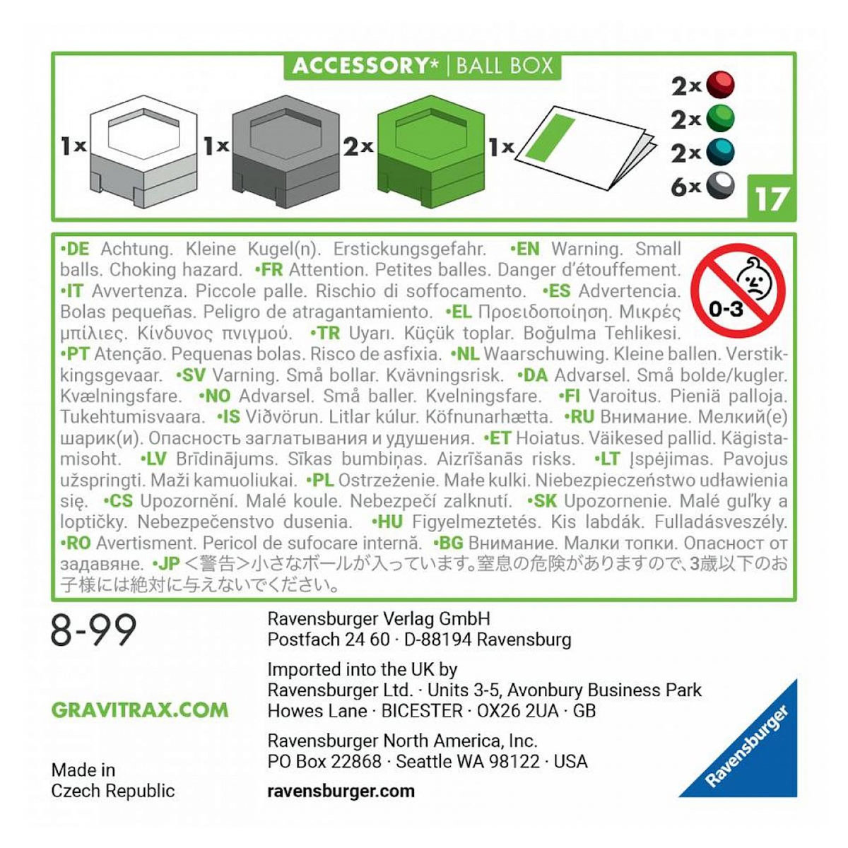 RAVENSBURGER accessoire Ball box