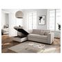 Voir la diapositive 6 : Canapé d'angle gauche convertible  4 places avec coffre tissu CARIBEA