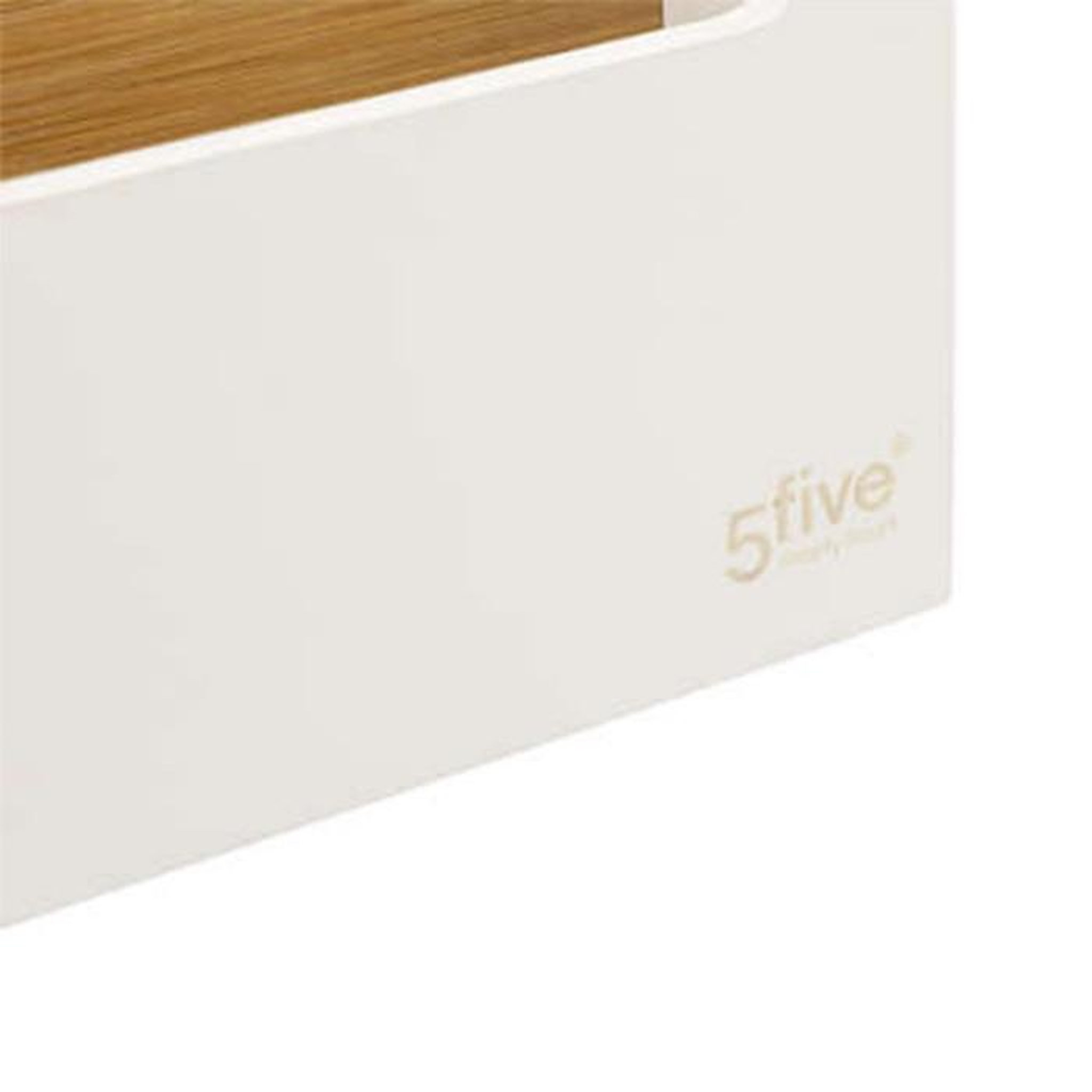 Voir la diapositive 2 : FIVE Organiseur 5 compartiments  natureo  18cm blanc