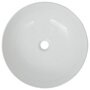 VIDAXL Lavabo ronde Ceramique Blanc 41,5 x 13,5 cm