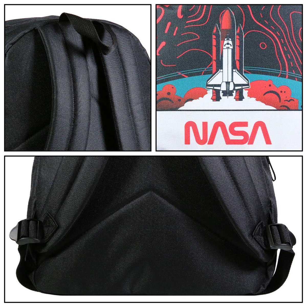 Bagtrotter BAGTROTTER Sac à dos 1 compartiment Nasa et rouge Astronaute