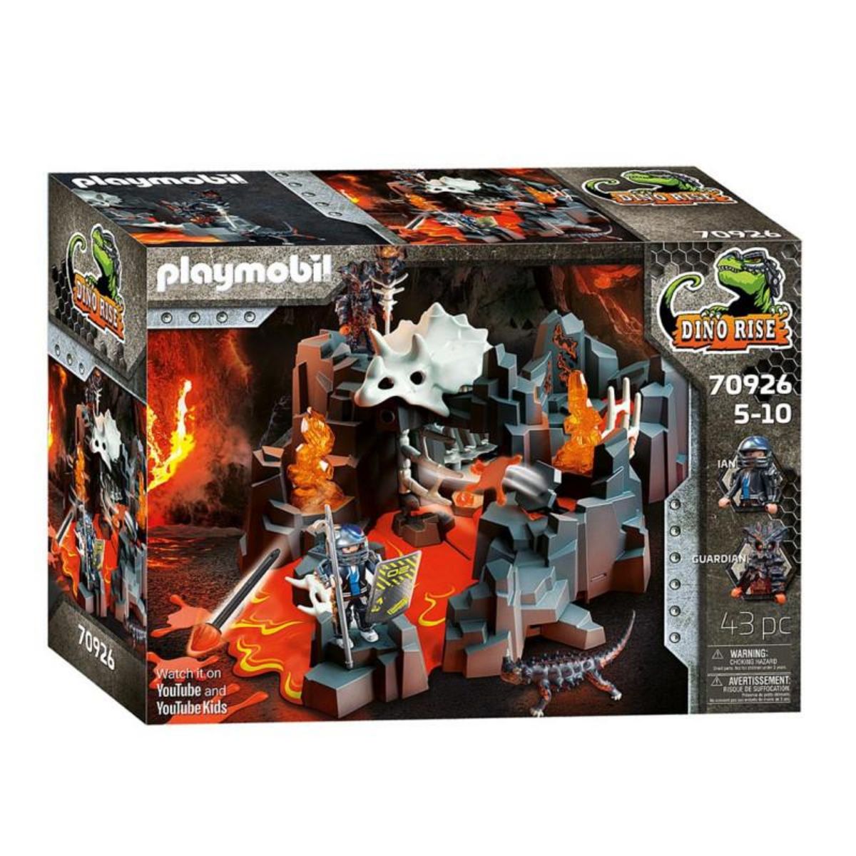 PLAYMOBIL GARDIEN DE LA MINE DE LAVE PLAYMOBIL PLL70926