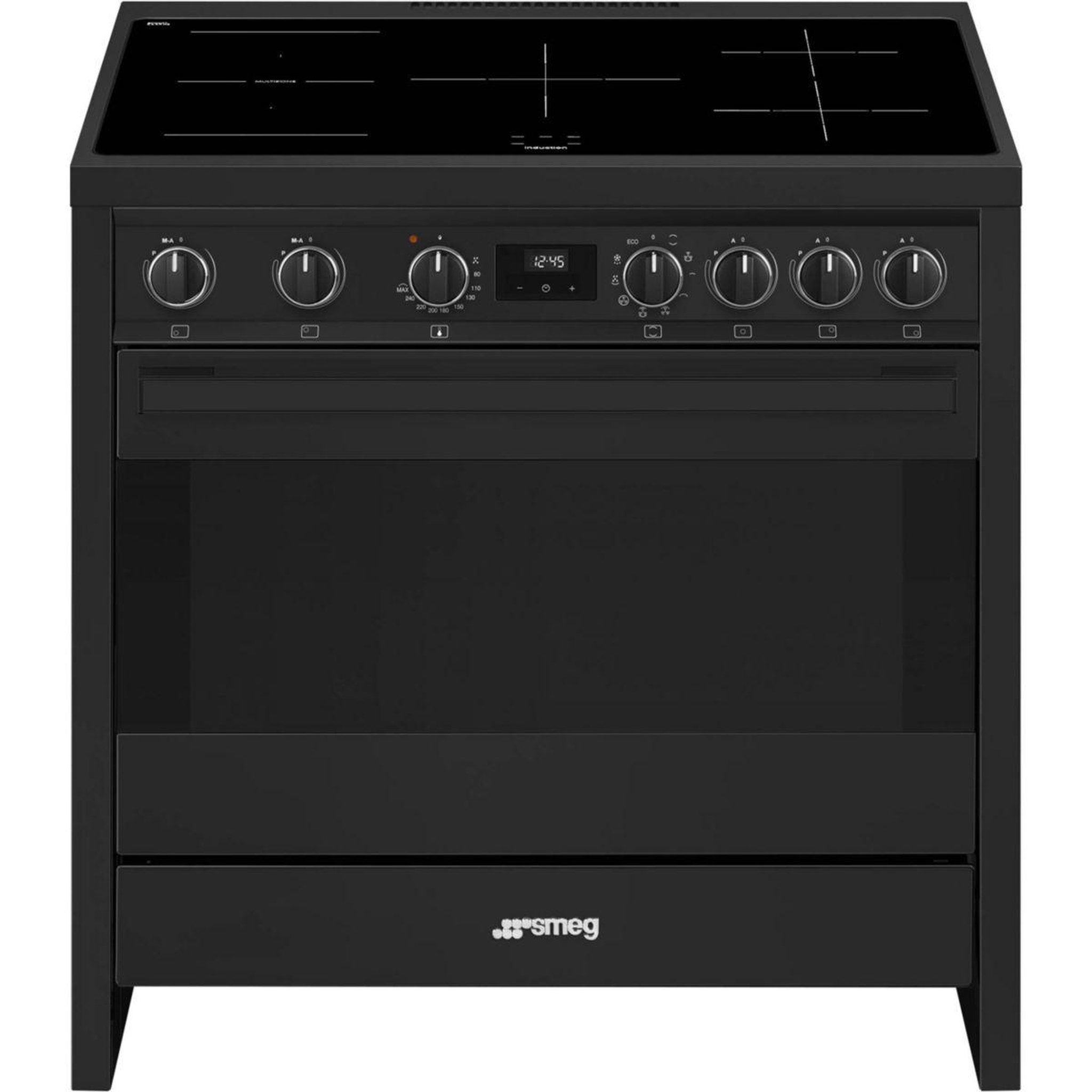 Voir la diapositive 1 : SMEG Piano de cuisson induction B95IMAN9