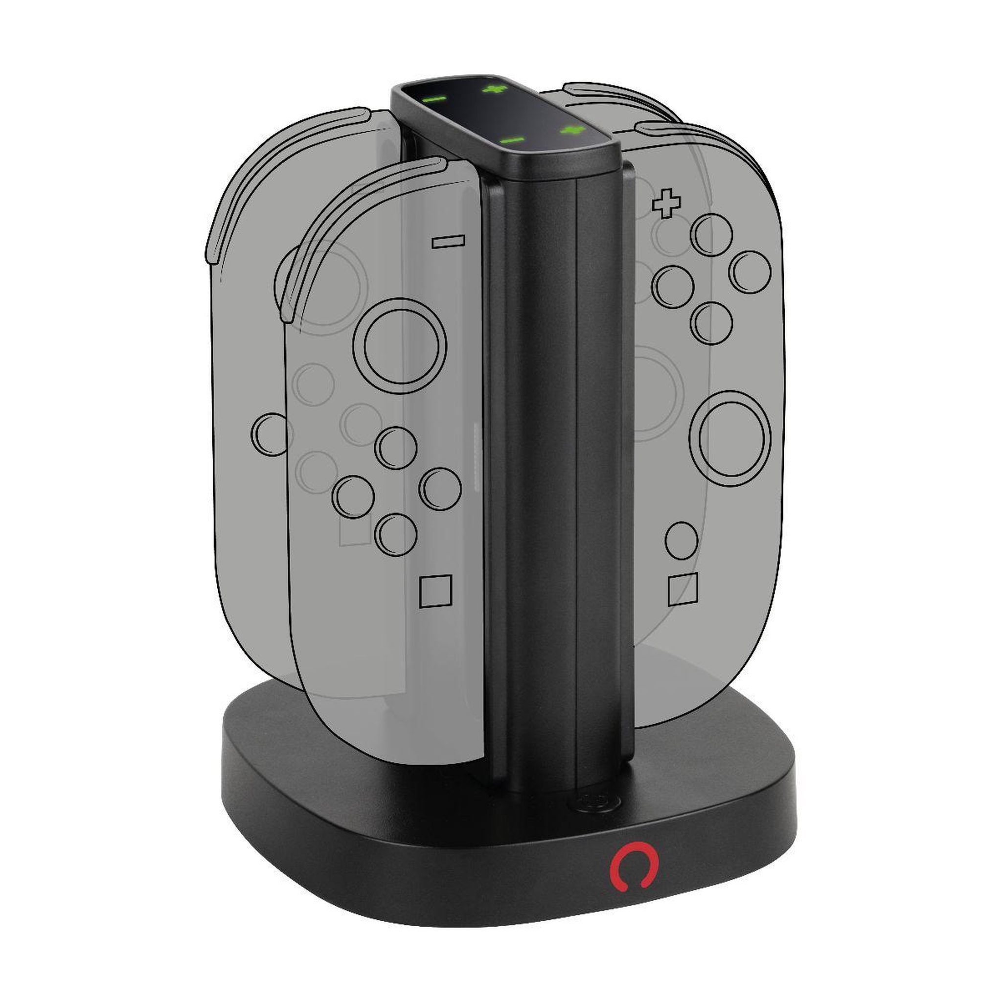 Konix Chargeur switch 2 joycon charger x4