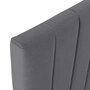 Voir la diapositive 5 : VS VENTA-STOCK Tête de lit tapissée Eris 90x60 cm Gris foncé
