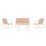 Voir la diapositive 2 : Paris Prix Salon de Jardin 4 Places  Scopello  110cm Beige