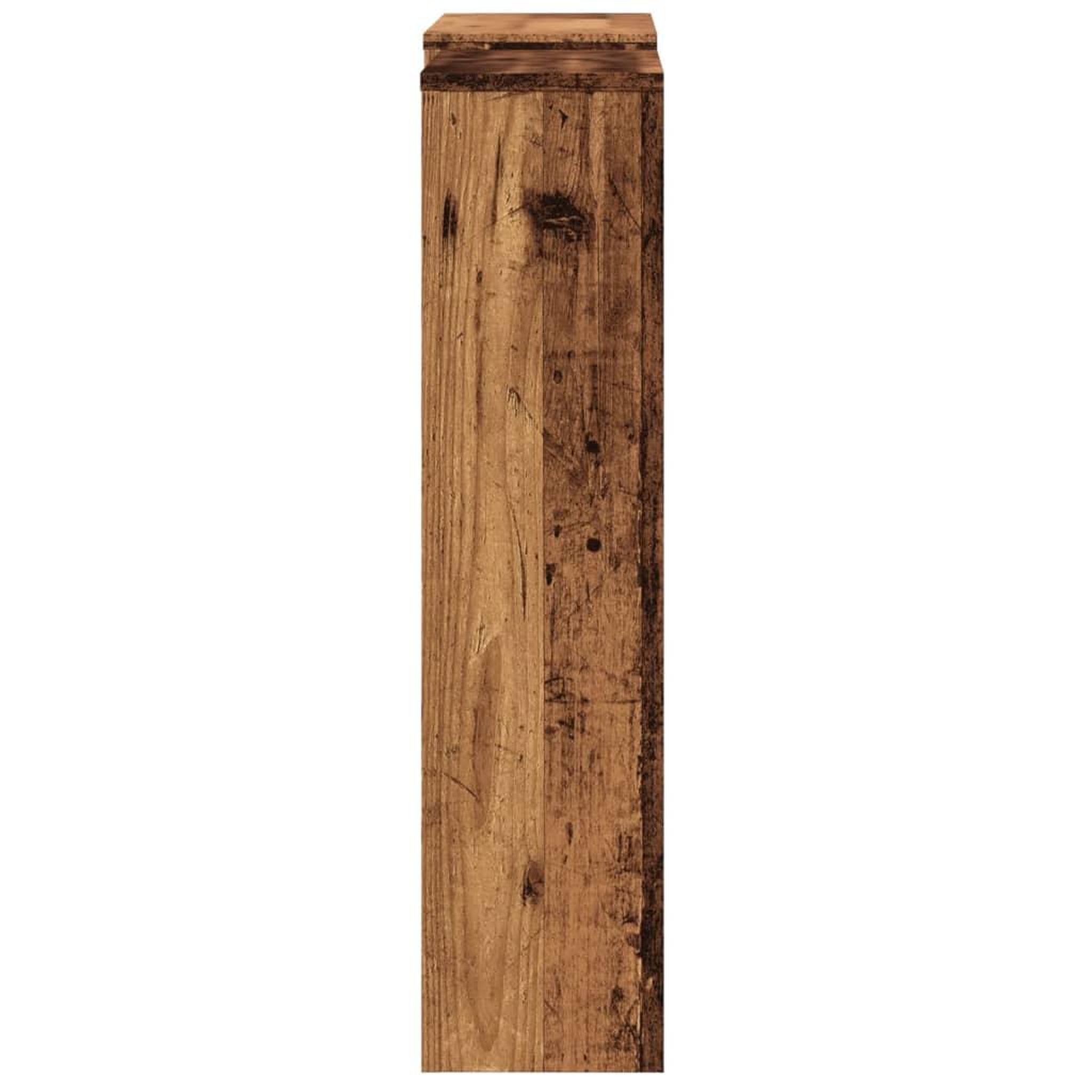 Voir la diapositive 4 : VIDAXL Cache-radiateur vieux bois 205x21,5x83,5 cm bois d'ingenierie