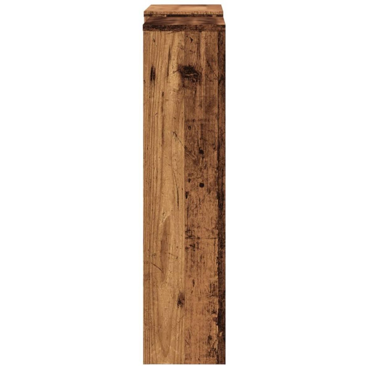 VIDAXL Cache-radiateur vieux bois 205x21,5x83,5 cm bois d'ingenierie