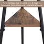 Voir la diapositive 4 : HOMCOM HOMCOM Porte-manteau trépied style industriel branches 2 étagères + 6 patères dim. 52L x 46l x 182H cm métal noir panneaux particules boisés