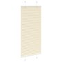 Voir la diapositive 3 : VIDAXL Store plisse creme 55x100 cm largeur du tissu 54,4 cm polyester