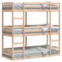 Voir la diapositive 2 : VIDAXL Lit superpose triple sans matelas 90x200 cm bois de pin massif