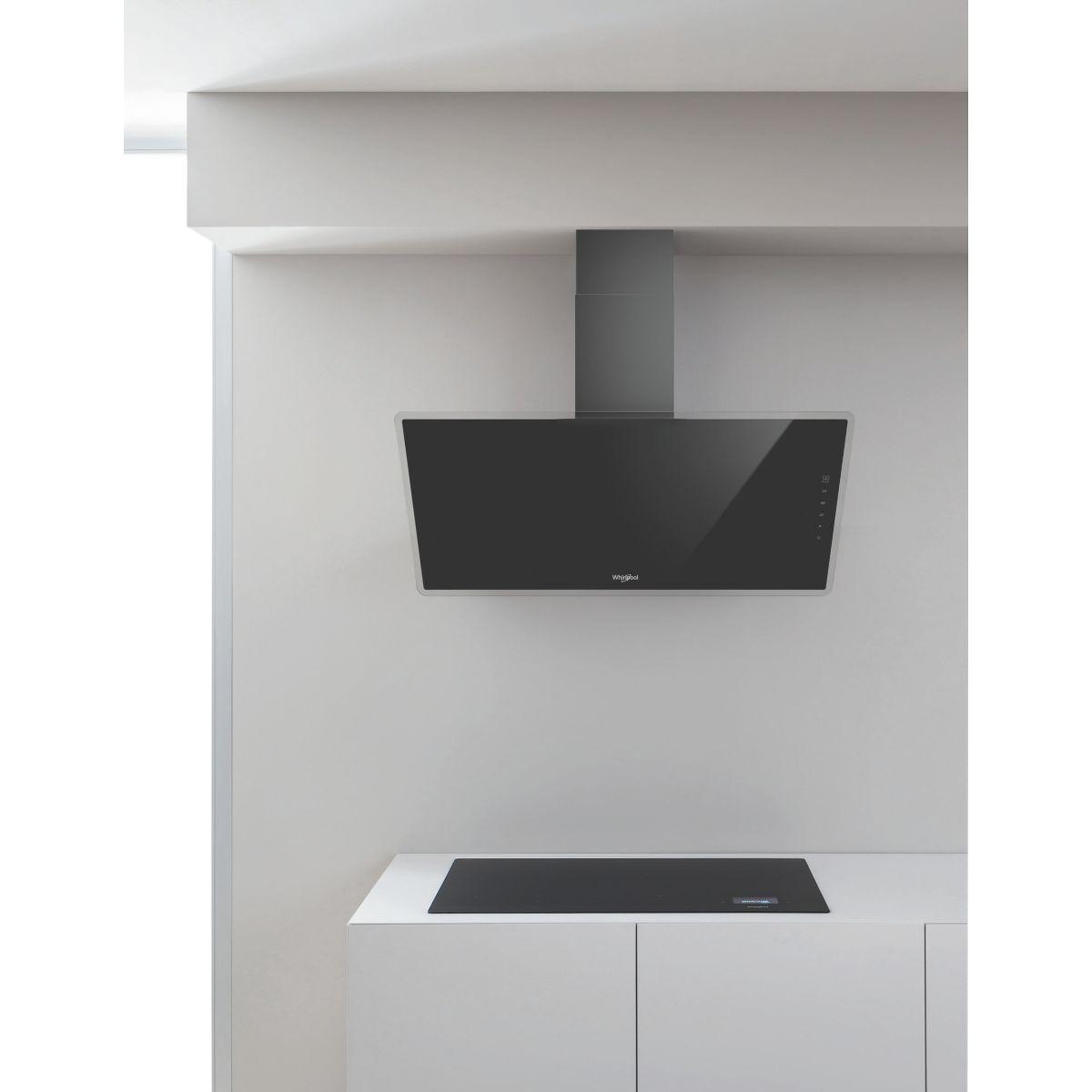 Voir la diapositive 3 : Whirlpool Hotte décorative murale inclinée WHVF93FLTK