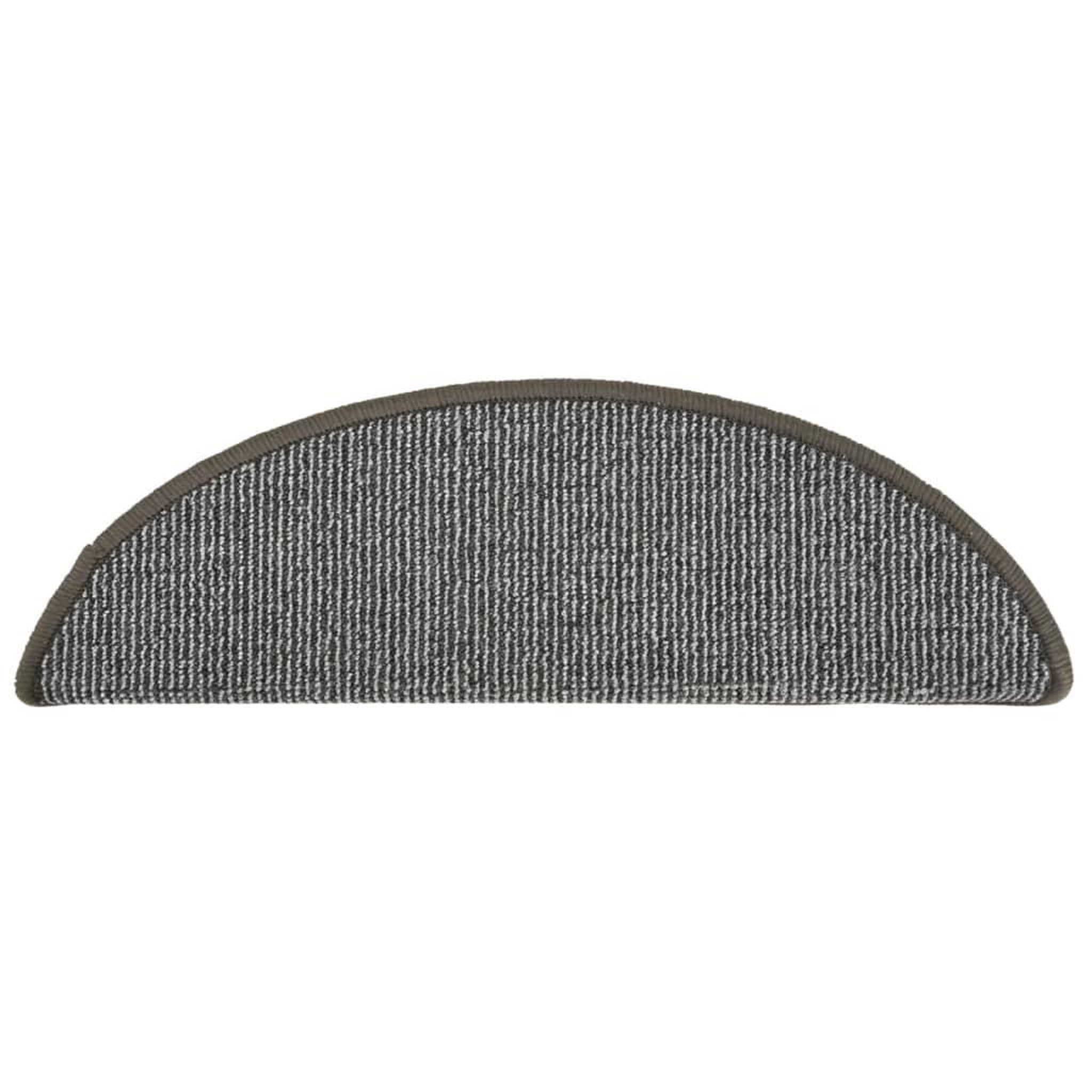 Voir la diapositive 5 : VIDAXL Tapis de marches d'escalier 15 pcs Gris 56x17x3 cm