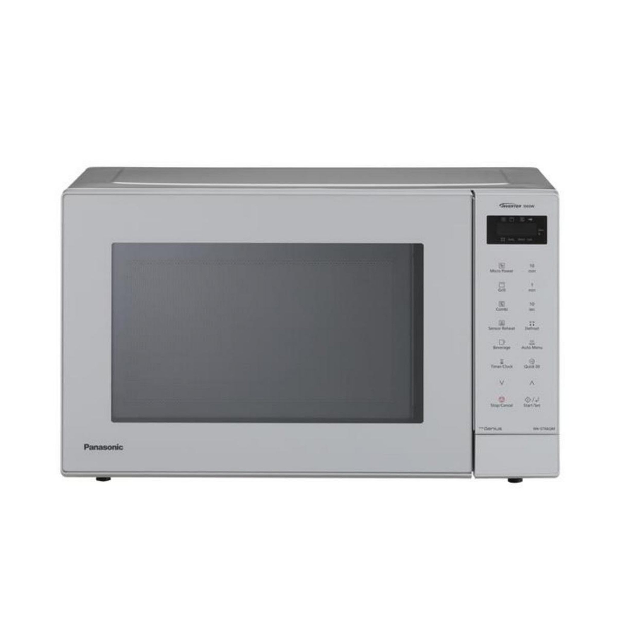 PANASONIC Micro-ondes grill 31l 1100w gris - nn-gt66qmepg