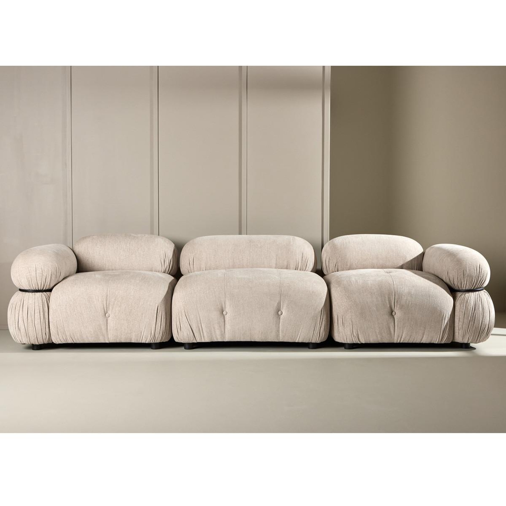 Voir la diapositive 5 : Paris Prix Module de canapé d'angle gauche  mika  95cm beige