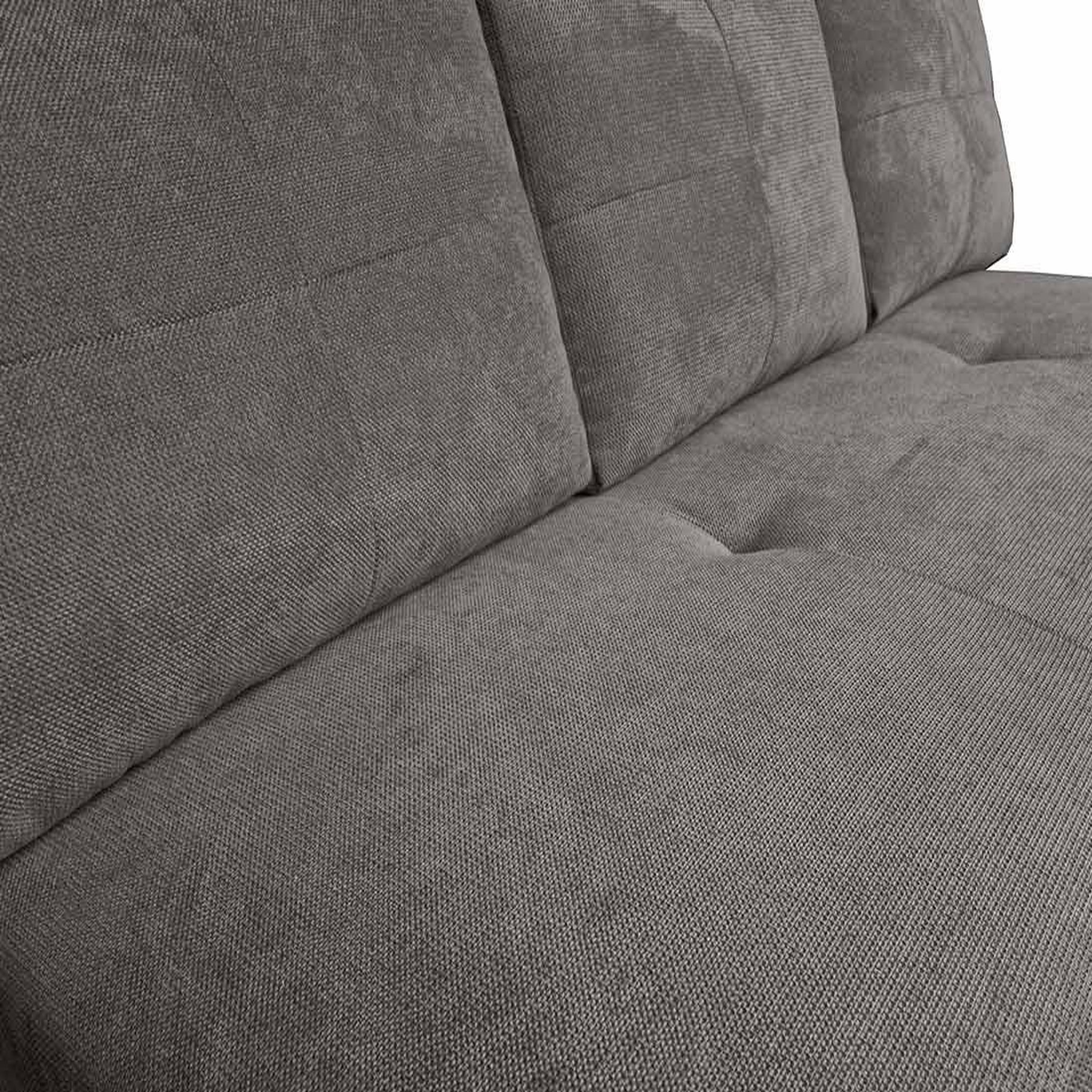 Voir la diapositive 5 : BEST MOBILIER Lucina - canapé droit 3 places - convertible avec coffre - en velours