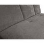 Voir la diapositive 5 : BEST MOBILIER Lucina - canapé droit 3 places - convertible avec coffre - en velours