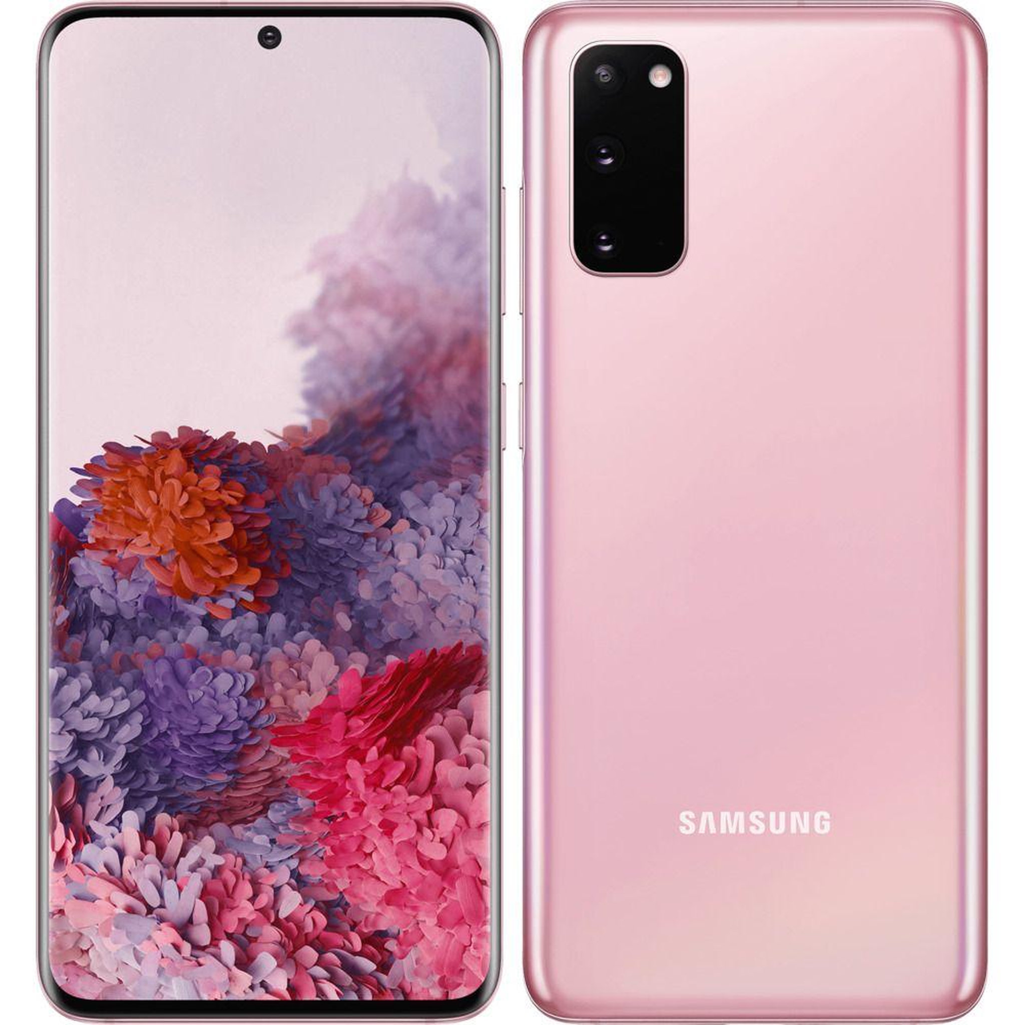 Voir la diapositive 1 : Samsung Galaxy S20 5G (Dual Sim) Reconditionné 128 Go - Grade A+ - Cloud Pink