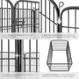Voir la diapositive 5 : tectake Enclos pour chiots et chiens en 4 parties pliables et modulables gris
