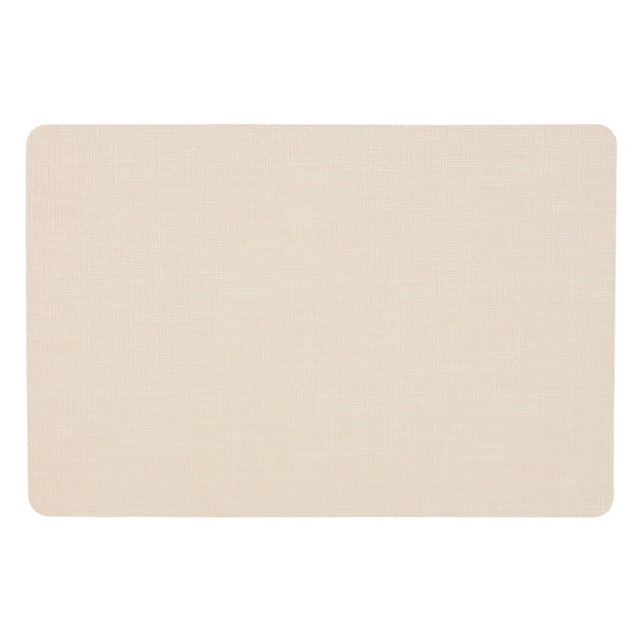 SECRET DE GOURMET Set de Table Rectangulaire  Esmée  30x45cm Beige