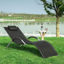 Voir la diapositive 2 : SOBUY SoBuy - Chaise Longue Portable - Moderne - OGS38