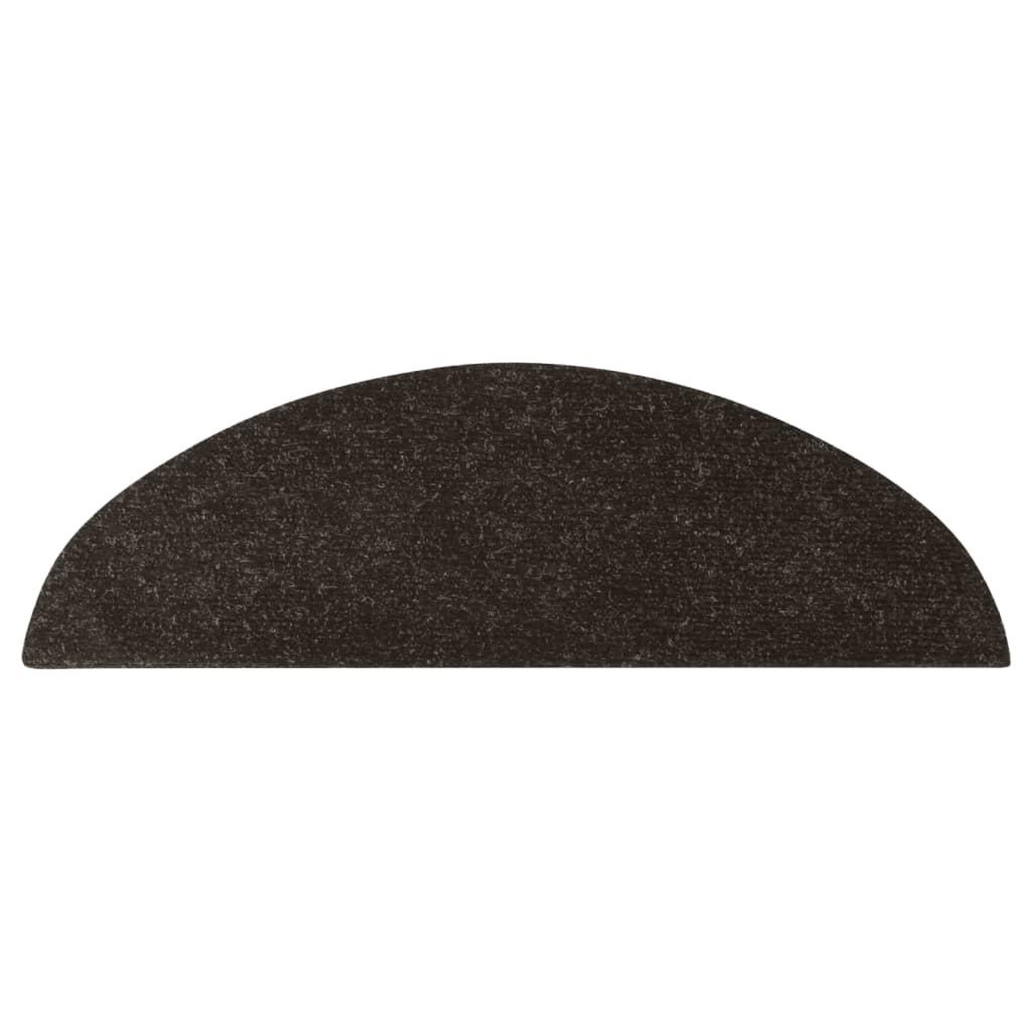 Voir la diapositive 5 : VIDAXL Tapis d'escalier auto-adhesifs 10 pcs anthracite 56x17x3 cm
