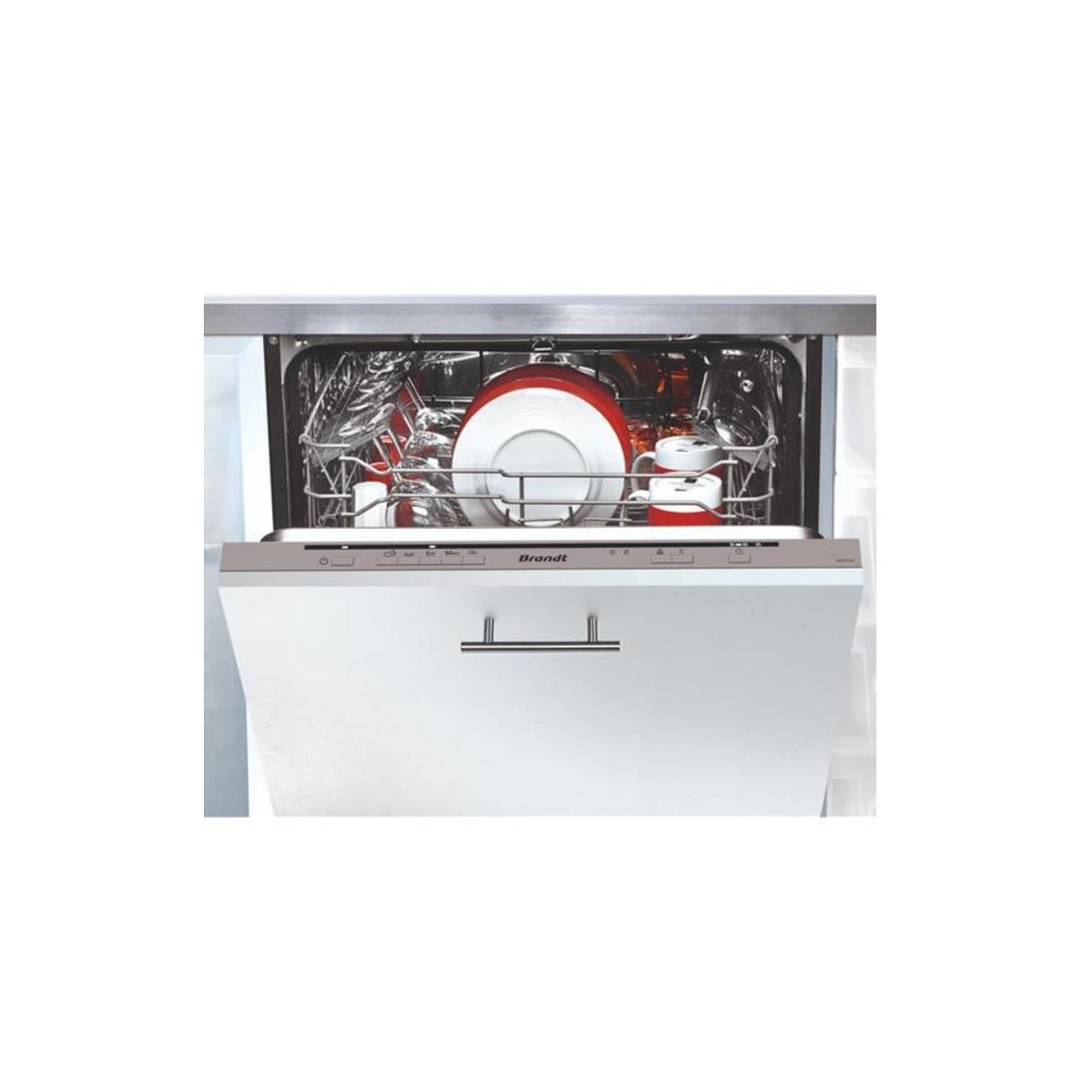BRANDT Lave-vaisselle tout intégrable 60cm 12 couverts 47db - vh3772j