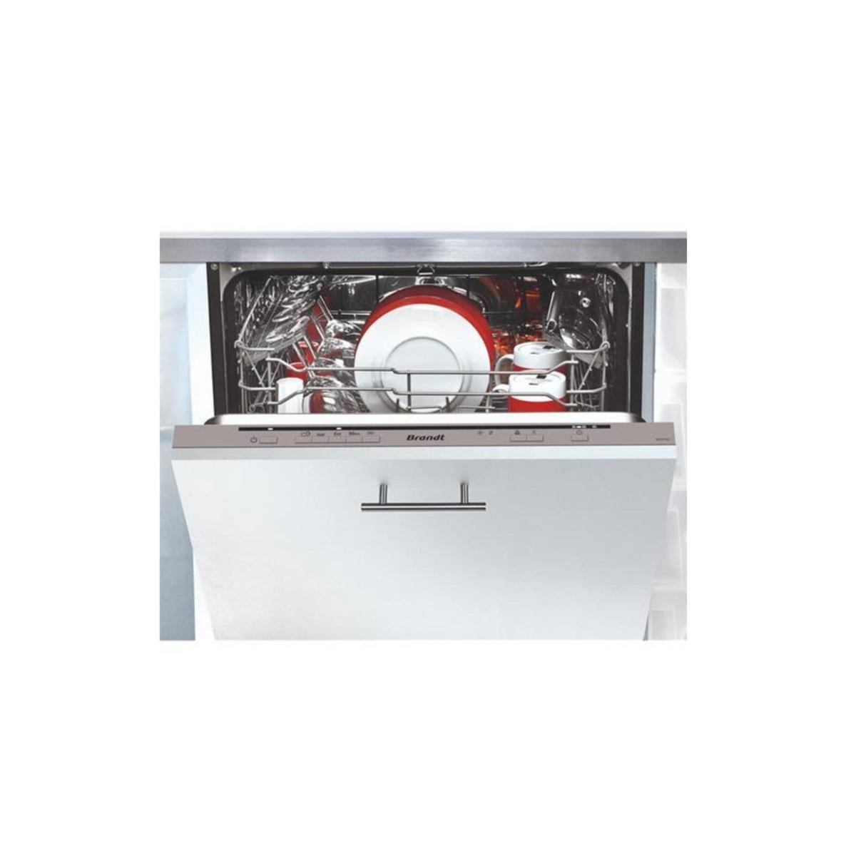 BRANDT Lave-vaisselle tout intégrable 60cm 12 couverts 47db - VH3772J