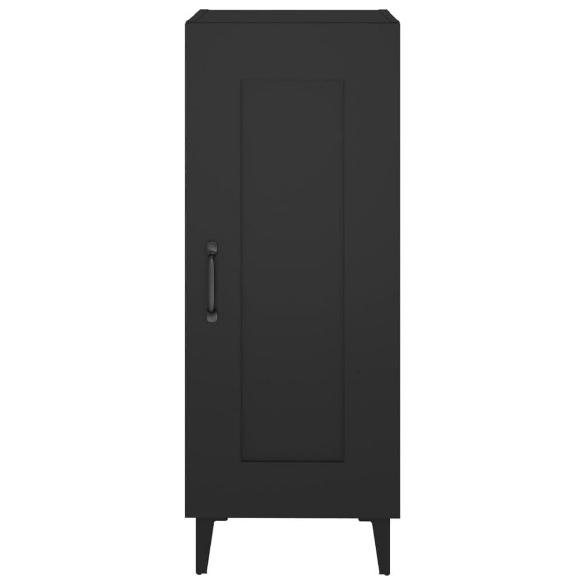 VIDAXL Buffet Noir 34,5x34x90 cm Bois d'ingenierie